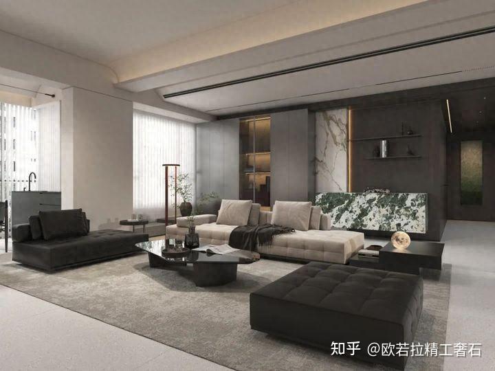 大平层豪宅丨现代简约风怎么装才有品质？ - 知乎