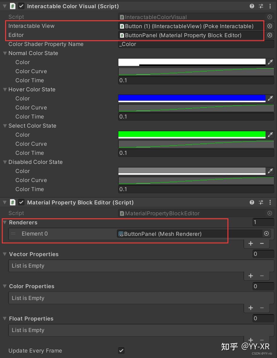 Unity Meta Quest 一体机开发（十二）：【手势追踪】Poke 交互 - 用手指点击由 3D 物体制作的 UI 按钮 - 知乎