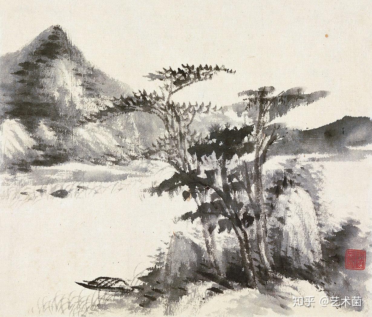 启功山水画：气宜浑厚，色宜苍秀- 知乎