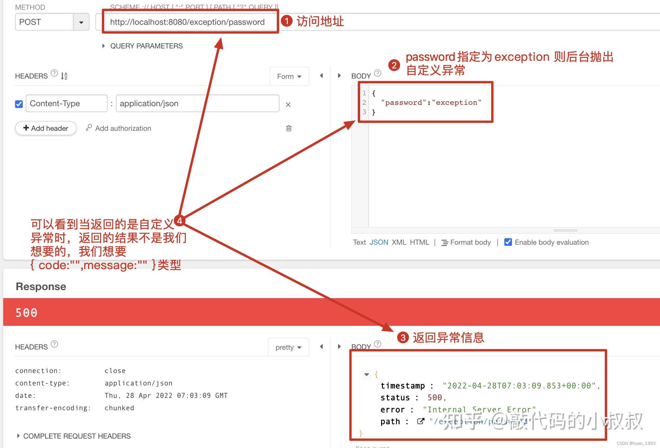 SpringBoot全局异常处理抛出异常，浏览器跨域错误，应该怎么解决？ 知乎