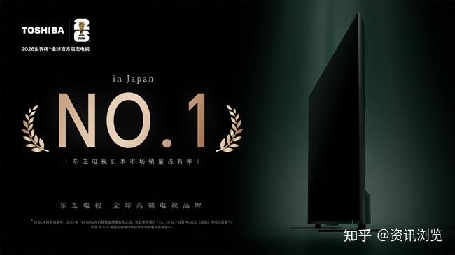 东芝电视再夺日本年度销量冠军,实现对索尼夏普的“四连超”