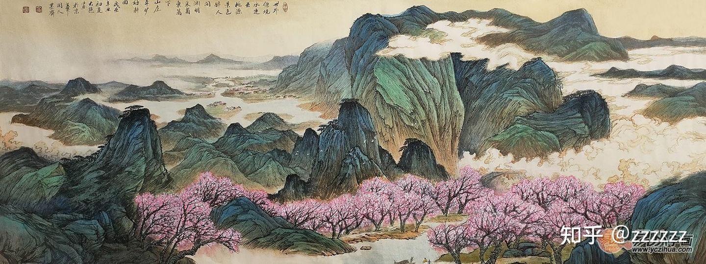 盘点当代名家作品:叶大隐山水画 国画之经典 - 知乎