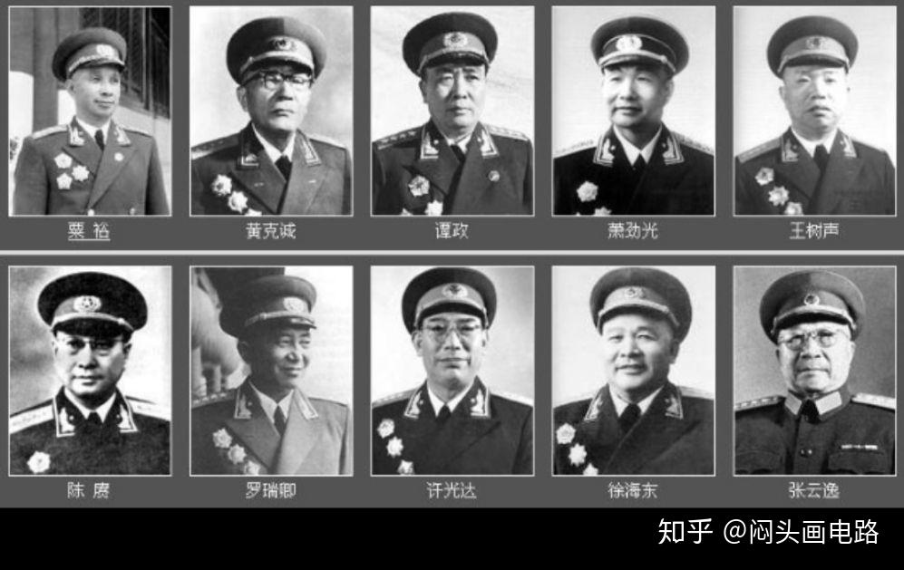 中国十大元帅有哪些