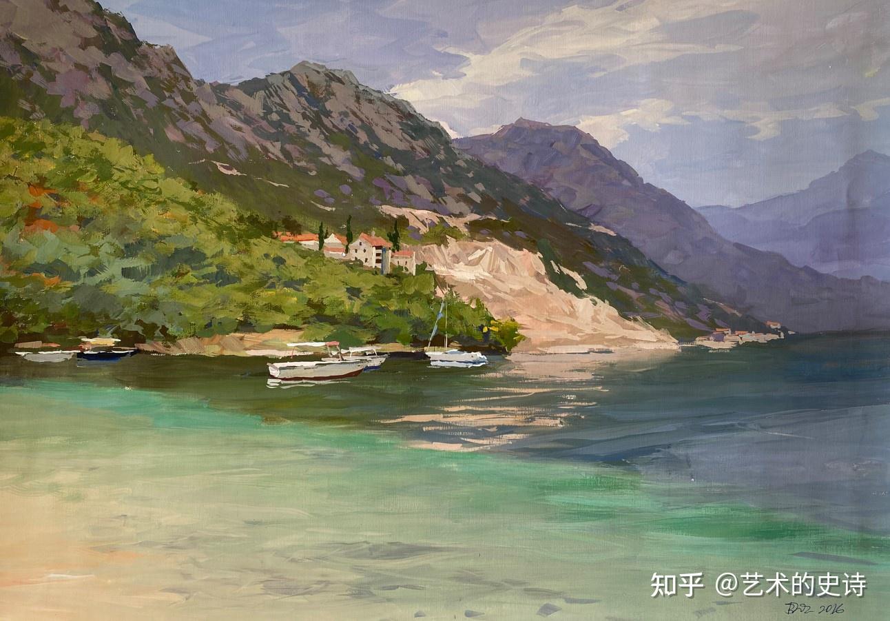 肉質画　風景画 俄罗斯风景画大师瓦伦丁色彩写生精选- 知乎