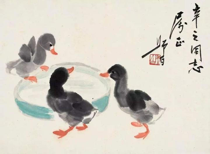 古诗词鉴赏画鸭