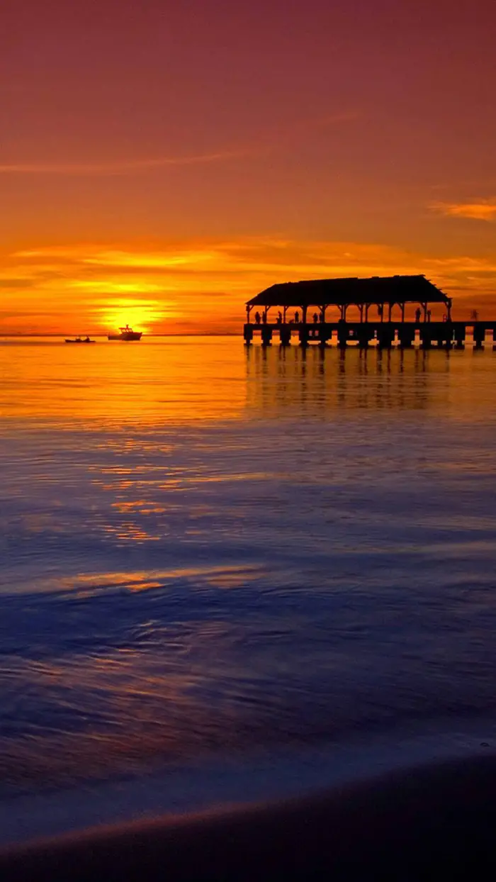 有哪些好看的黄昏下海边的背景图? - 知乎