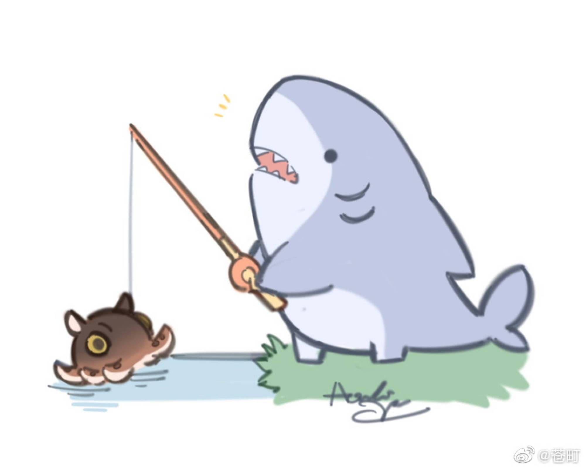 大家有没有ff14里小鲨鱼的表情包啊