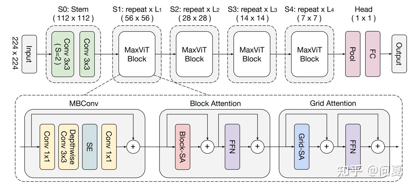 MaxViT-ECCV2022：使用多轴注意力获取全局交互- 知乎