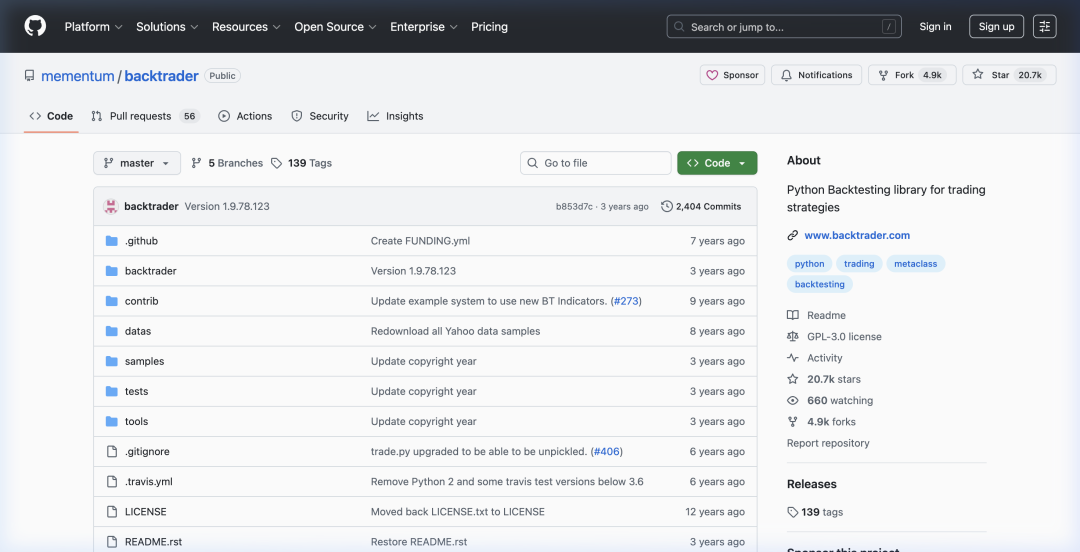 GitHub 标星加起来 10 万！5 个 Python 量化交易框架横向评测 - 知乎