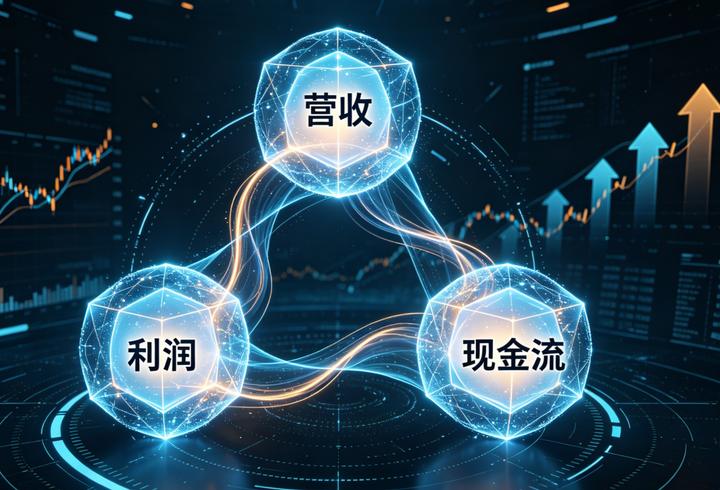 收入、利润、现金流的