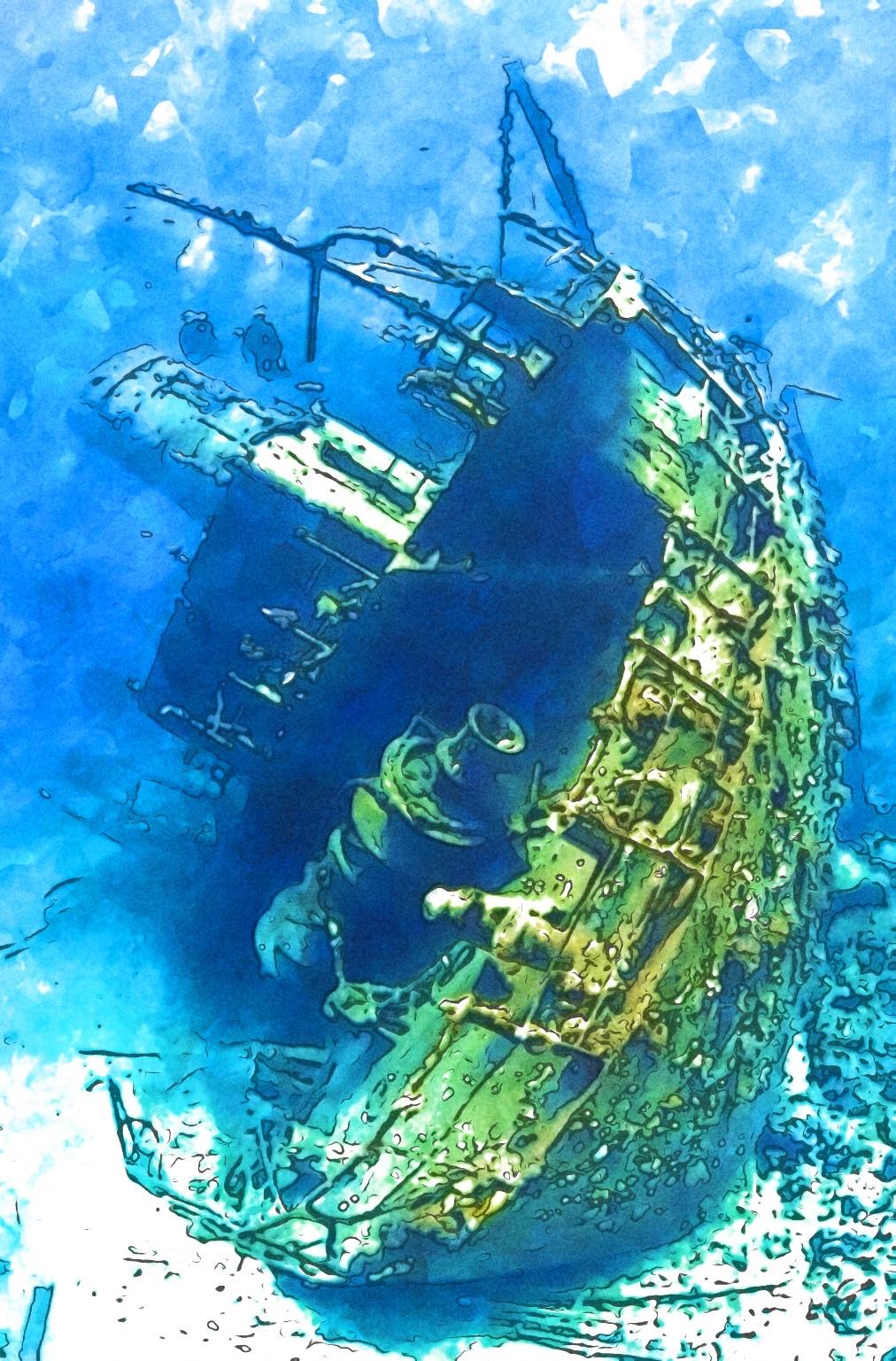 沉船怎么画? - 知乎