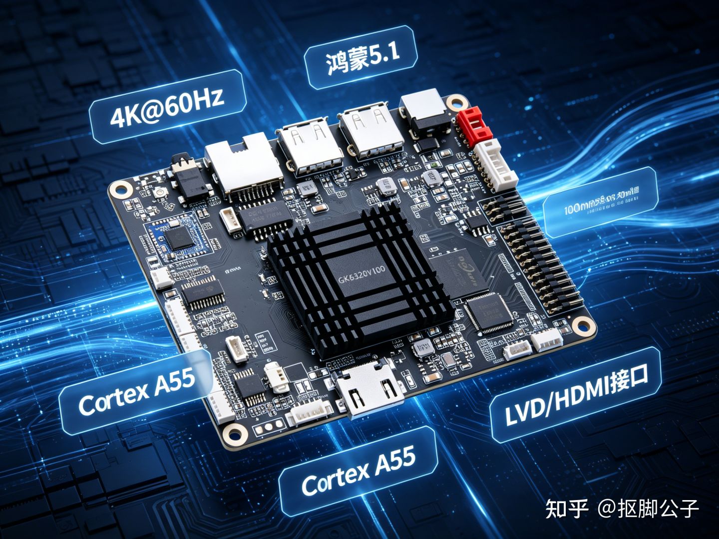 GK6320V100+开源鸿蒙5.1!这款高清数字标牌主板硬核在哪?