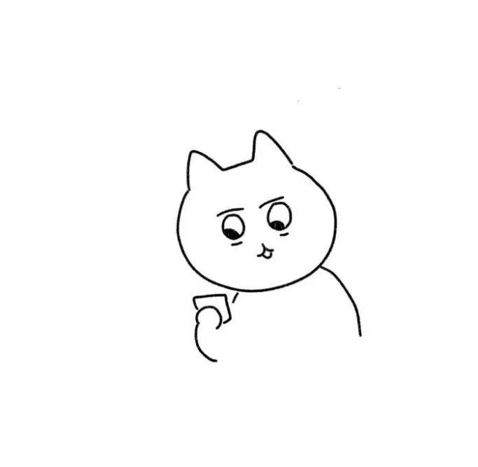 有没有白底一条黑线的简笔头像? - 知乎