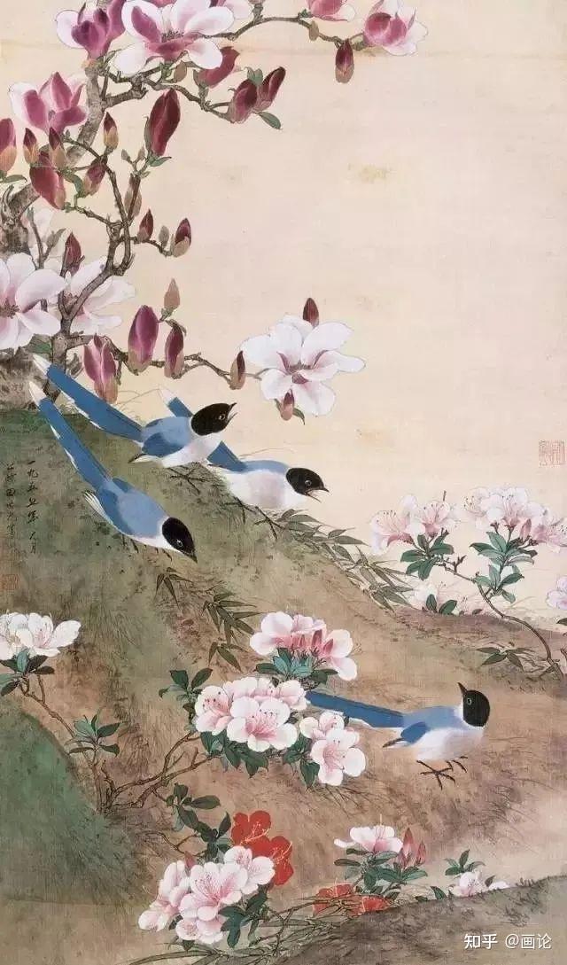 历代名家笔下的玉兰花,美不胜收 - 知乎