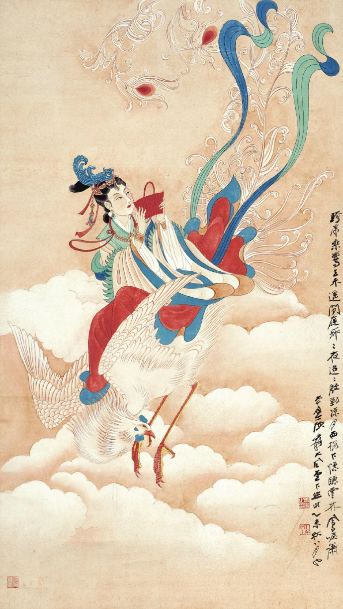 張大千 人物 张大千人物画敦煌佛像仕女图】 - 知乎