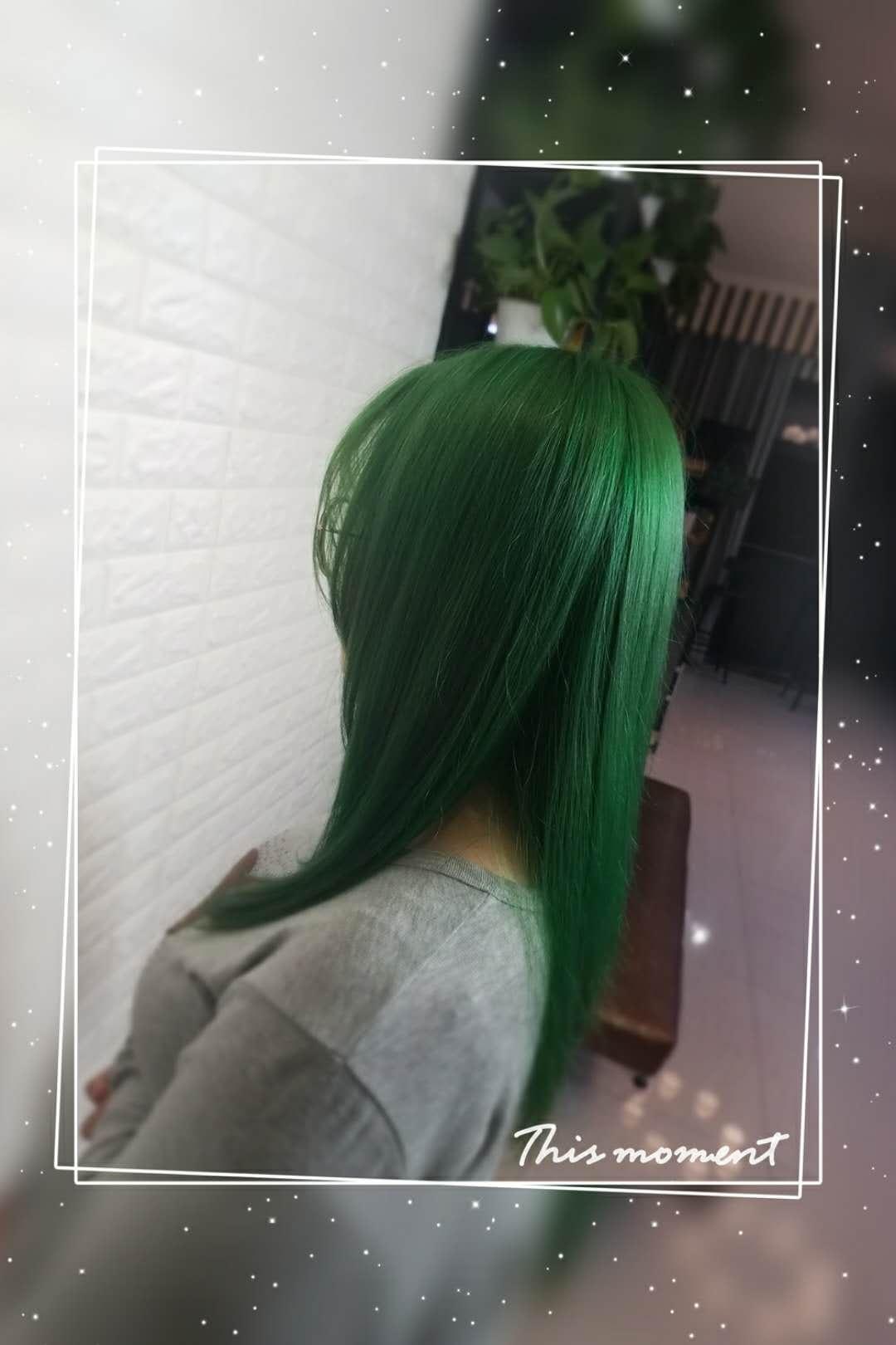 头发染成绿色是怎样一种体验? - 知乎
