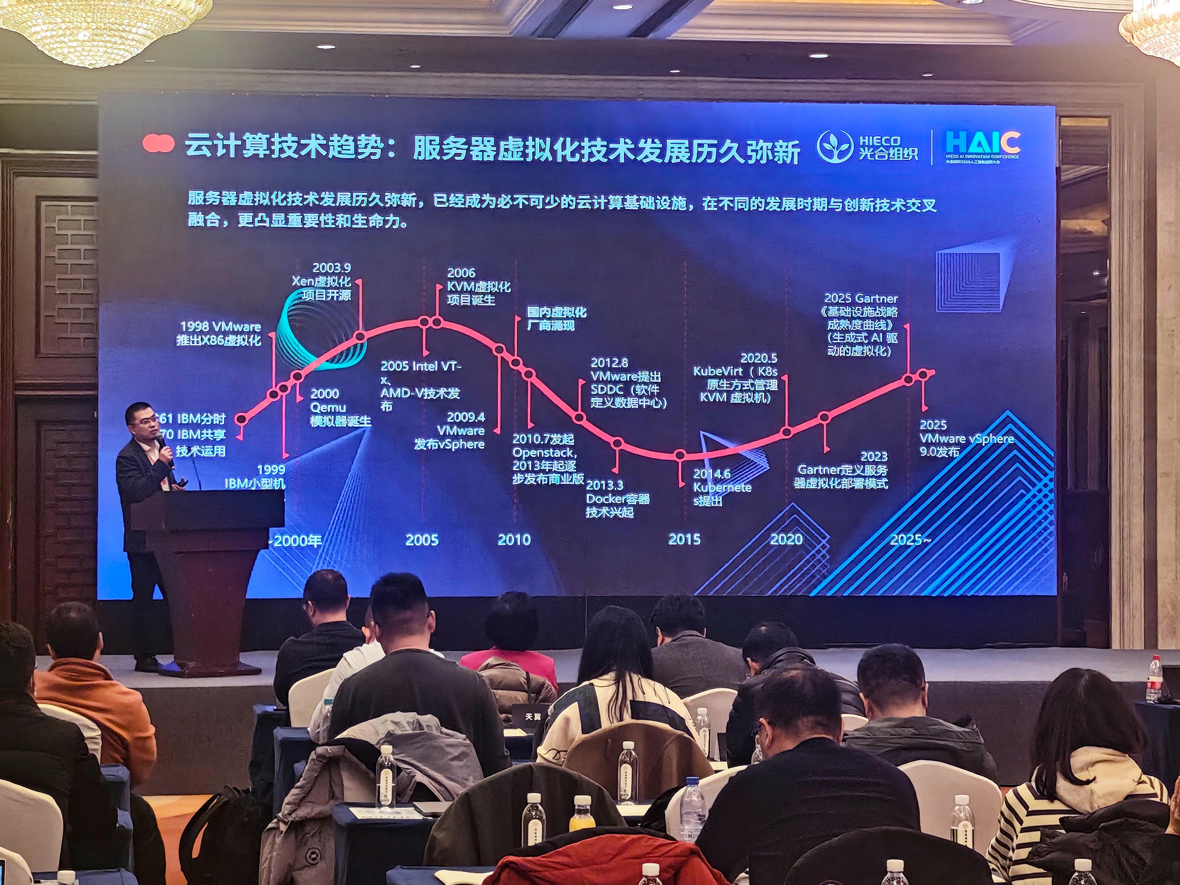 云宏亮相光合组织人工智能创新大会:以开放云架构,共筑国产算力新生态 - 知乎