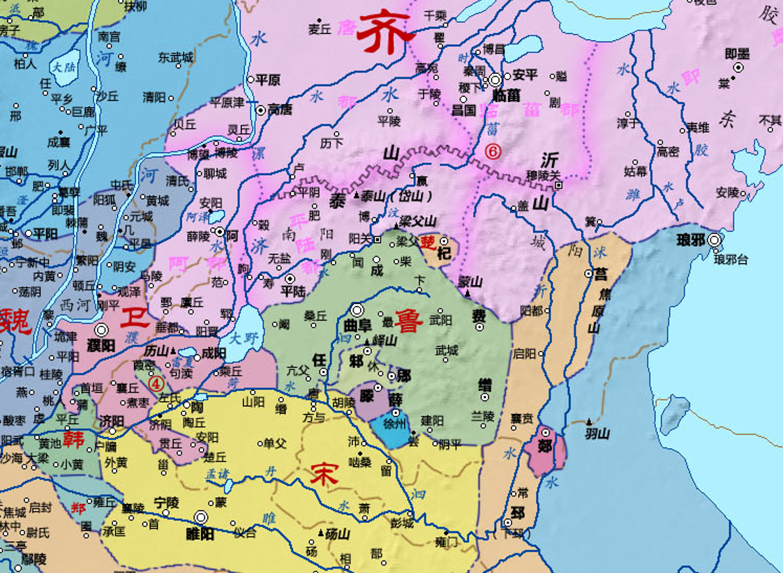 为啥齐国离鲁国和泗上诸国那么近却不灭,而是距离远的楚国灭了他们呢?