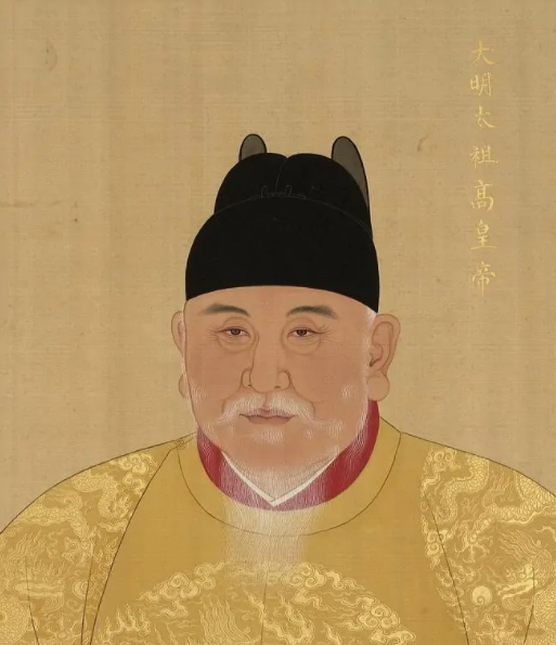 Amazon.co.jp: *珍品旧蔵*中国朱元璋明朝開國皇帝書法 人像 手繪