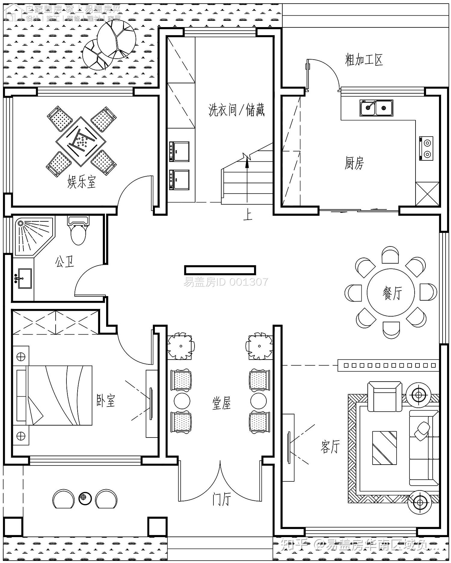 农村自建房十二米乘以十三米进深布局怎么设计合理