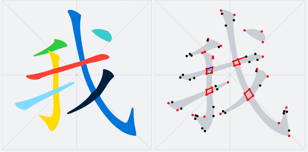 汉字笔顺动画C端实现&B端原理 - [大力智能 前端] - 知乎