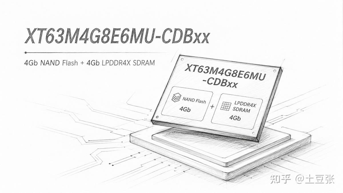 一颗芯片,装下“仓库”和“工作台”:芯天下 4Gb NAND + 4Gb LPDDR4X MCP 来了