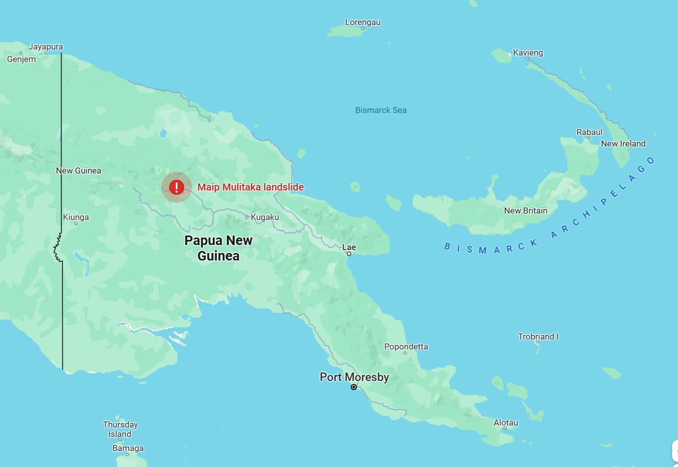 巴布亚新几内亚发生大规模山体滑坡,死亡人数已超 670 人,山体滑坡前