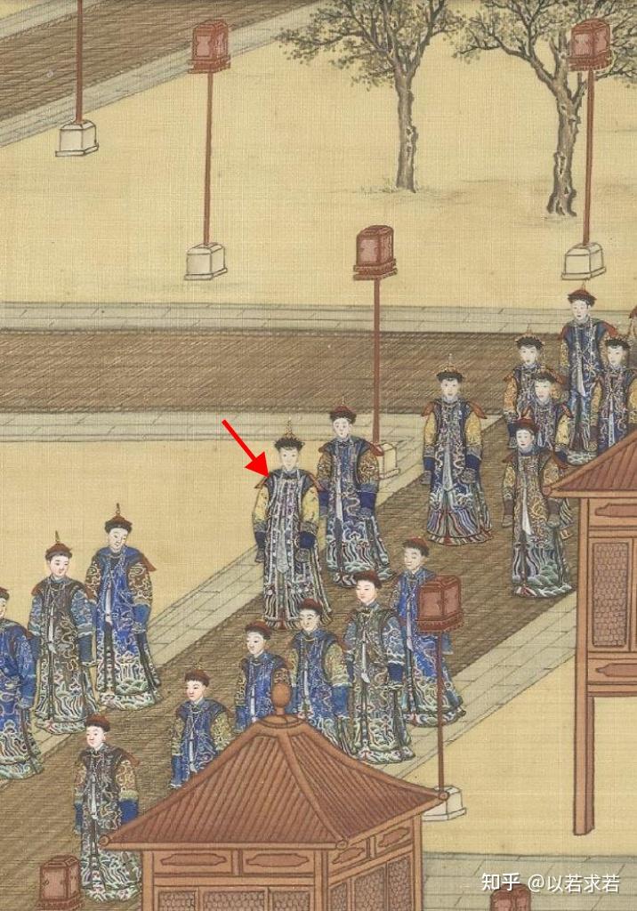 从《孝贤纯皇后亲蚕图》中赏析清朝盛世之时的皇后服饰 - 知乎
