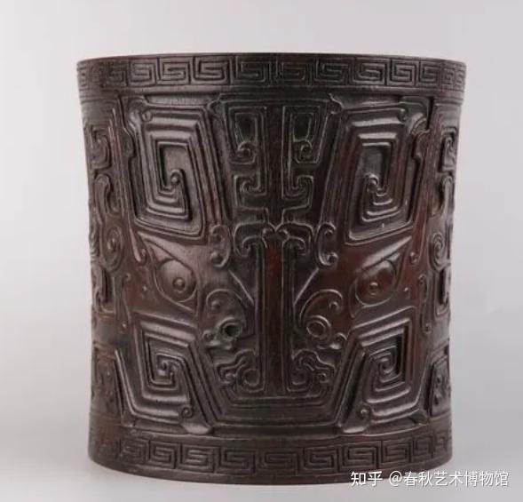中国美術 青銅 饕餮紋 四方 尊瓶(HA508) 饕餮文方彝 文化遺産オンライン