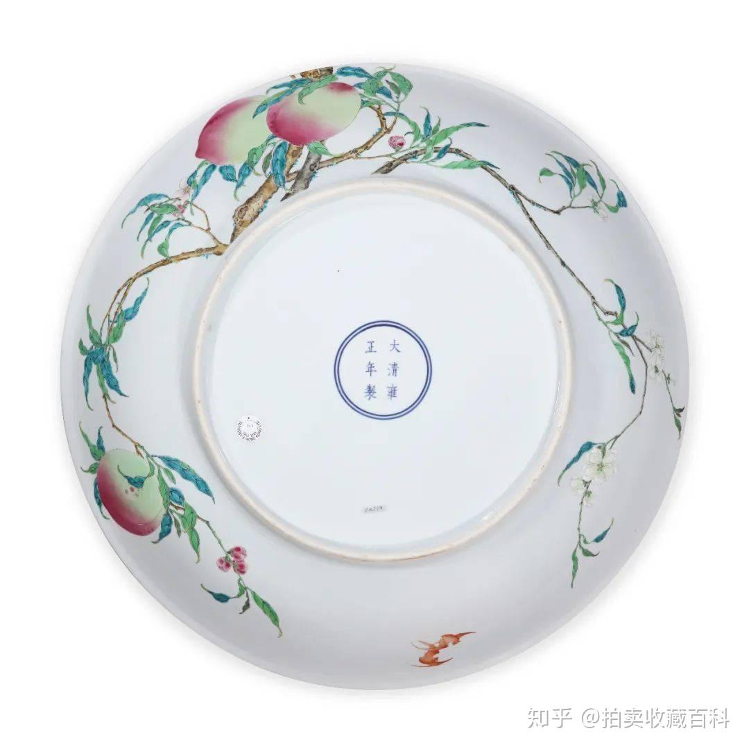 雍正粉彩价值？与审美过枝福寿双全大盘暨盛清宋元珍瓷鉴赏- 知乎