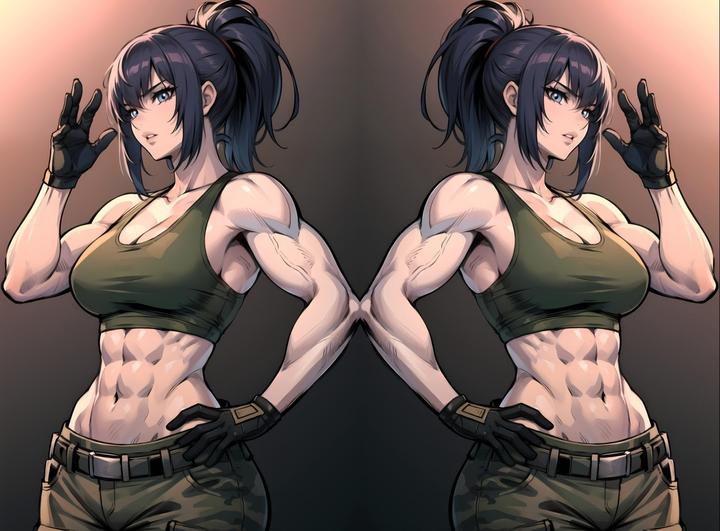 上点小清新的筋肉娘漫画放个逼假还要三天两头补班