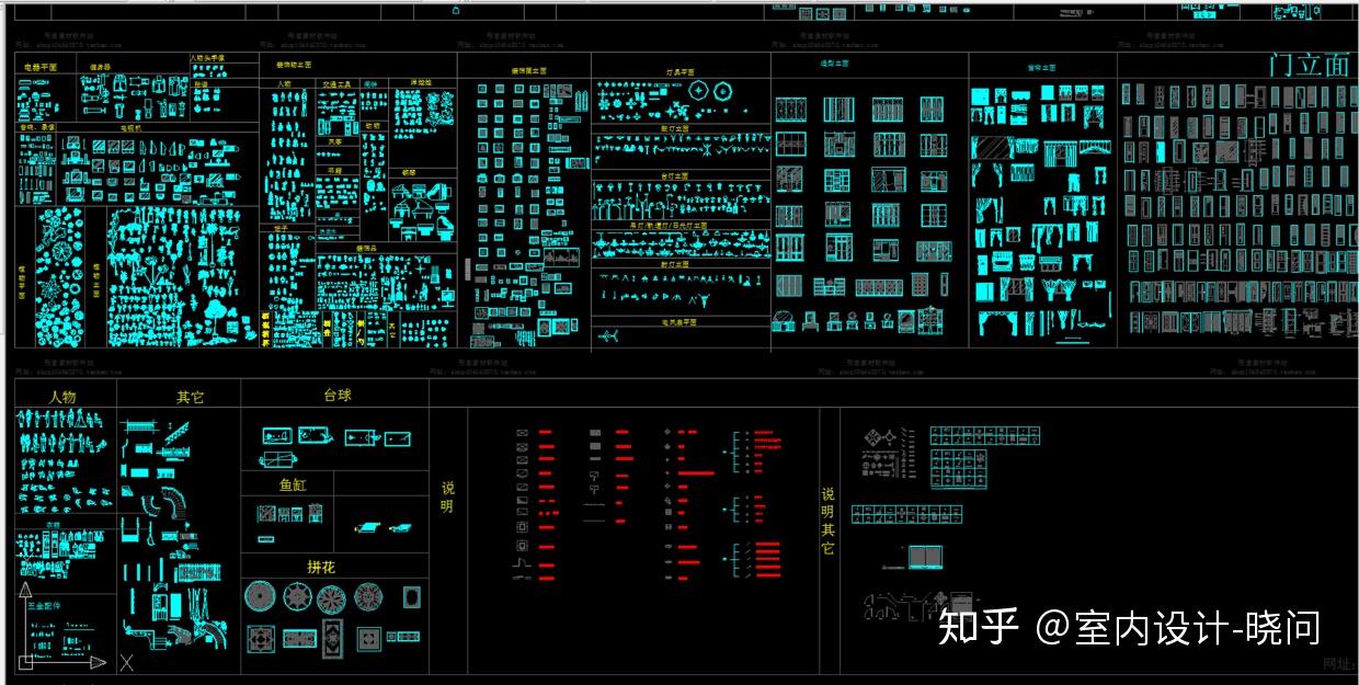 室内设计CAD图库:全网最全室内设计成套集+CAD施工图家具素材图库最新款 - 知乎