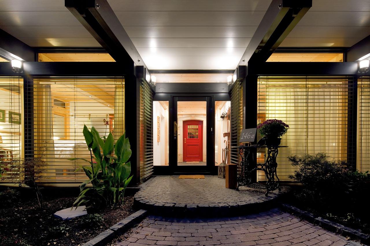 进门看到什么植物最好