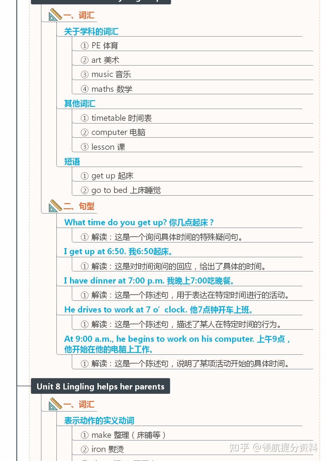 湘少版英语五年级上册考点归总 - 知乎