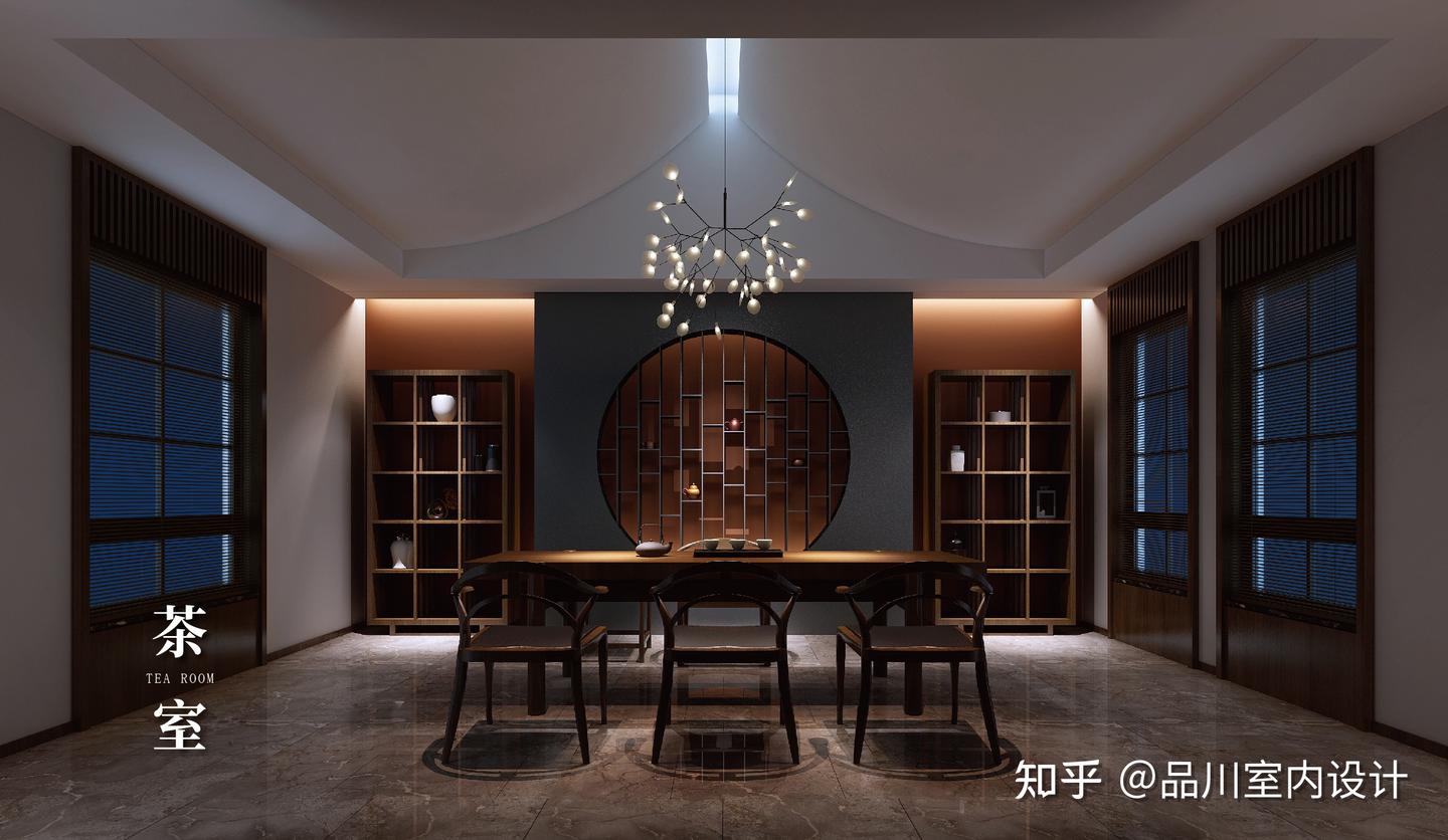 福州别墅设计 | 品川设计 | 带你领略新中式的独特魅力 - 知乎