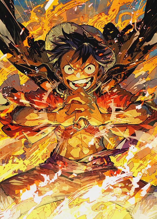 海贼王最新原创插画路飞登场25周年特别企划onepiececardgame公开