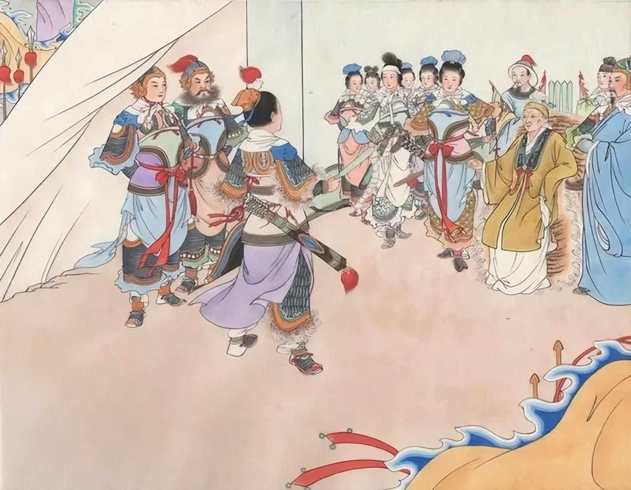 几幅王叔晖连环画《杨门女将》彩绘插画 - 知乎