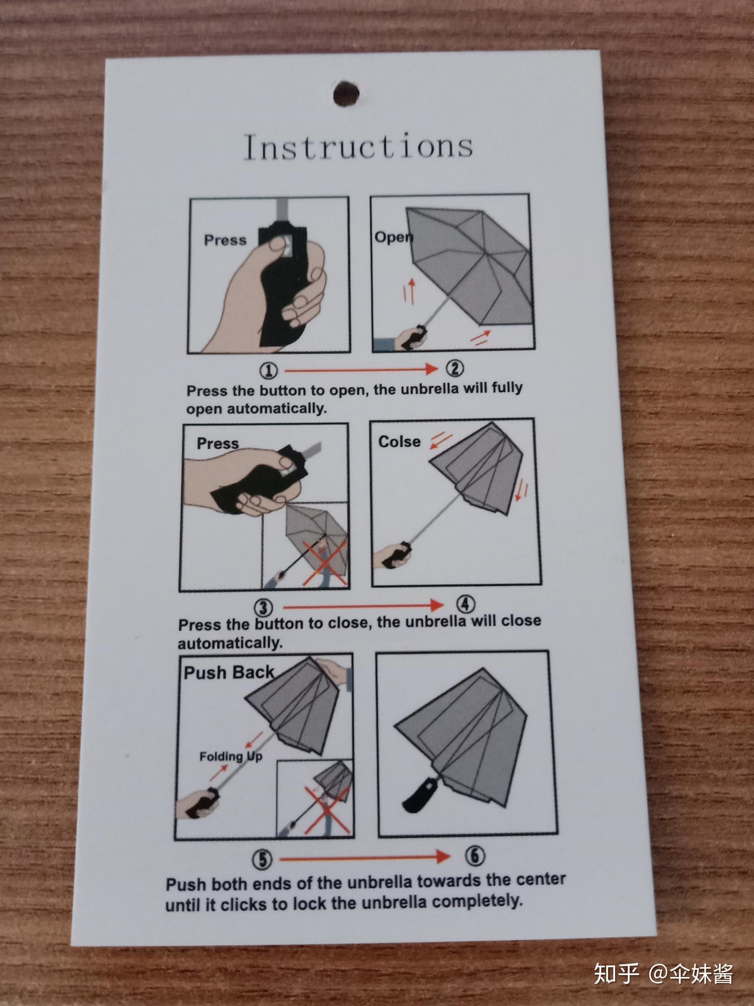 全自动雨伞刚用两次误操作手动打开后收不回来了好像是内部机关弄坏了