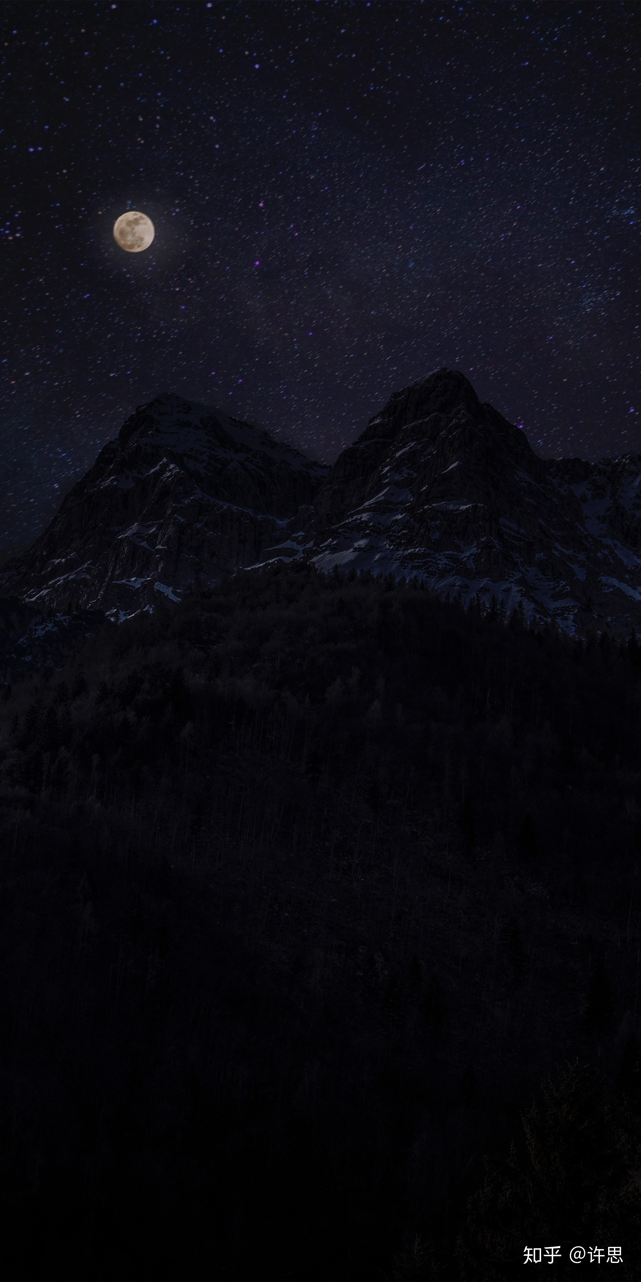 有哪些惊艳的黑色系壁纸