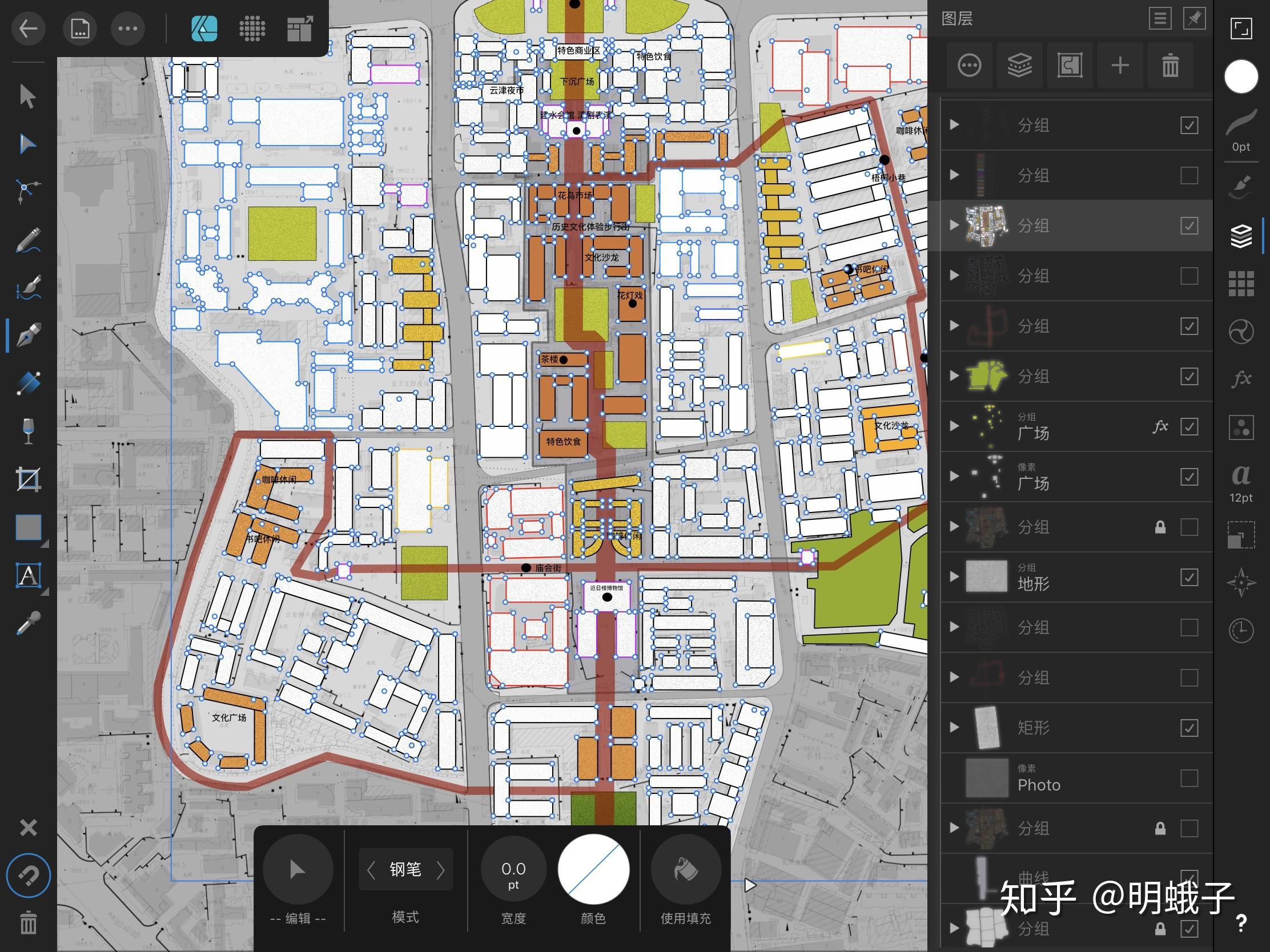 ipad当中有没有类似ai这样的软件来画道路设计图