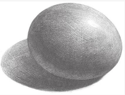 素描入门教程:静物鸡蛋的画法