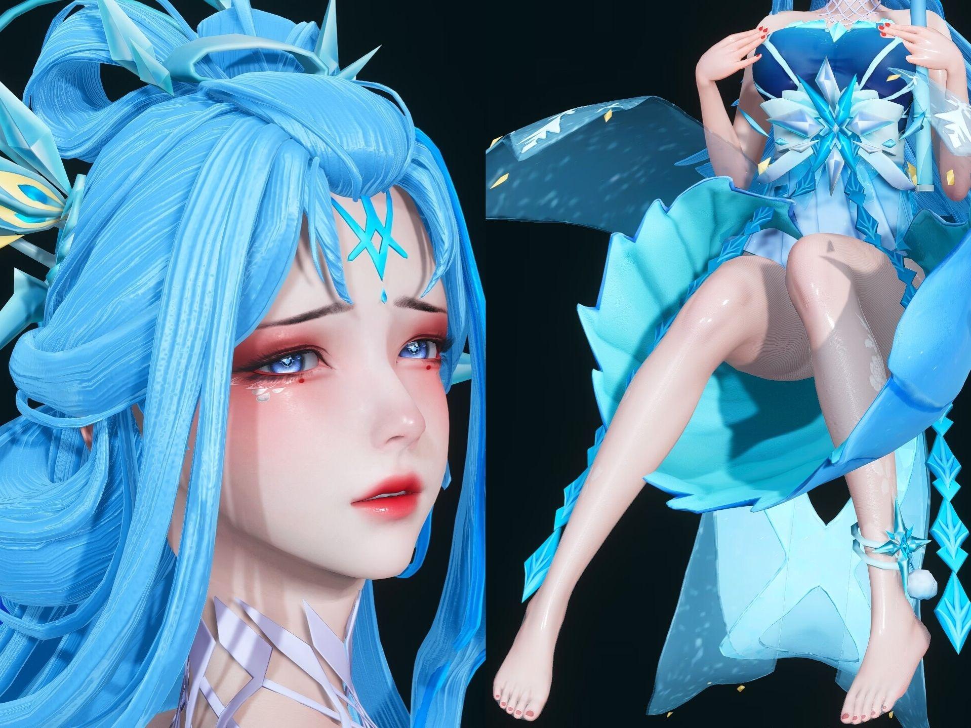 王者荣耀 露娜 霜月吟