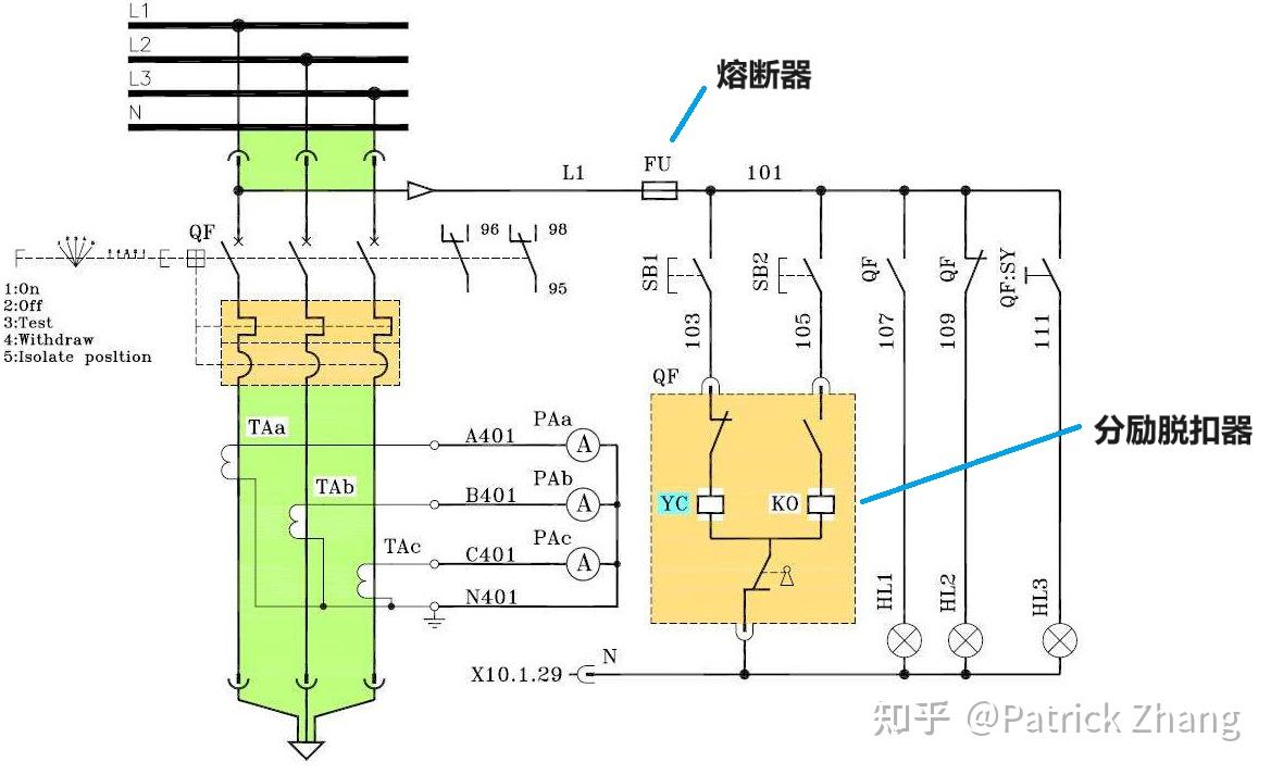 小型断路器带分励脱扣器,分励二次图上要不要带熔断器?