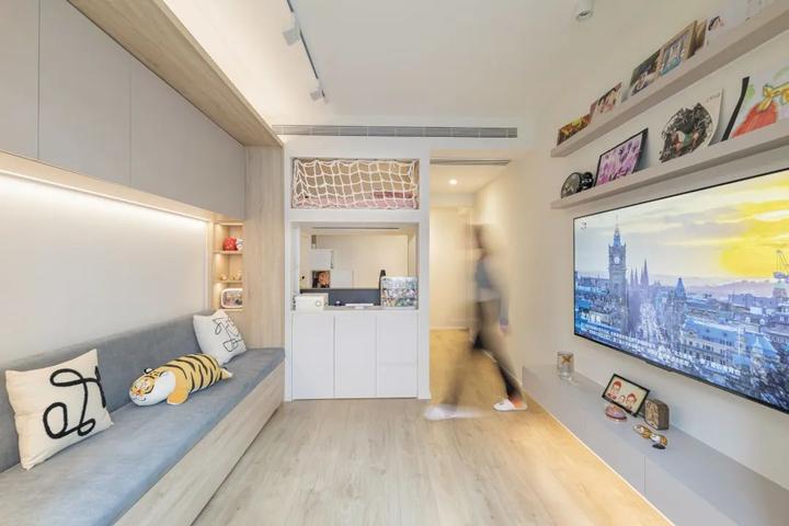 60㎡小户型装修,三口之家拒绝断舍离,还将小家越住越大 - 知乎