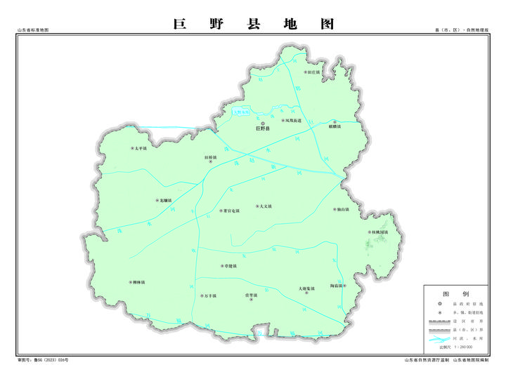 菏泽市巨野县地图 - 知乎