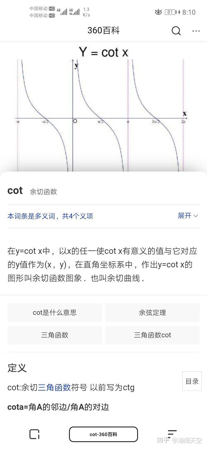 大一高数,cotx等于tanx的倒数,可为什么cotx值域为r啊?