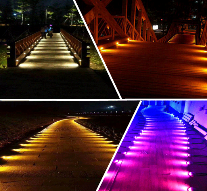 智慧公园陪跑灯ai竞速陪跑步道灯智能人体互动感应灯led灯光竞赛厂家