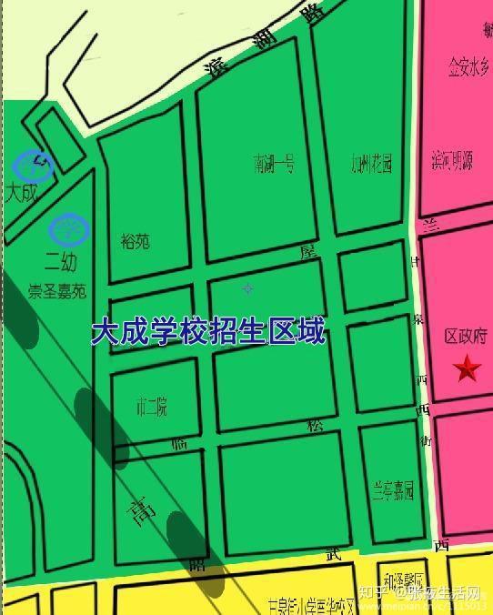 2020年甘州区城区小学一年级招生区域分布图（值得收藏） - 知乎