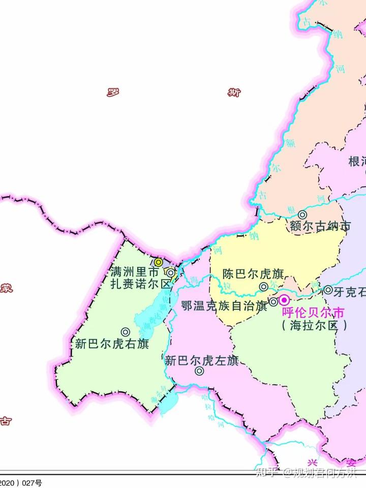 鄂温克地图图片