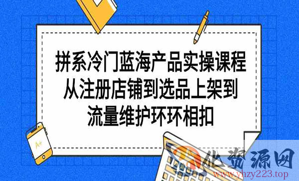 《多多冷门蓝海产品实战》_wwz